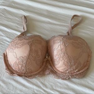 Victoria’s Secret Body by Victoria Lined Demi/Demi-Buste Pink Bra - 34DD
